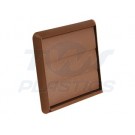 Gravity Flap Terminal Vent Brown 100mm 