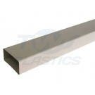 Rectangular Duct Channel 1m white 100mm