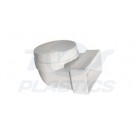 Rectangle To Round 90d Connector ID white