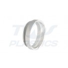 Threaded Duct Hose Connector 100mm White