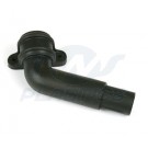 68mm Plastic Cast Iron Downpipe 112.5 Offest Spigot Bend Right