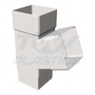 Square Line White 112 Degree Branch
