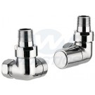 15mm Chrome Plated Corner Radiator Valve