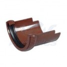 Half Round to Cast Iron Adaptor Brown