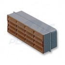 Dormus S125 horizontal airbrick - brown