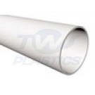 Half Round White Downpipe 4m Pipe 