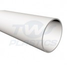 Half Round White 2.75m Down Pipe