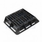Drain Cover 300mm x 360mm 1.5 Ton Hinged & Framed Grate