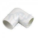 Overflow Waste Pipe 90 degree Elbow White
