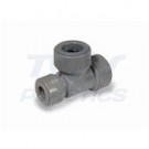 Grey Reduced Tee 15mm x 10mm x 15mm
