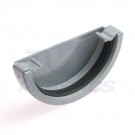 Half Round Grey External Stopend