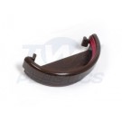 Half Round Brown External Stopend