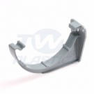 Half Round Grey Fascia Bracket