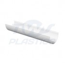 Deep Flow White 4m Gutter