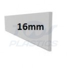 White 16mm Flat Fascia Board 250mm x 5m fmf250