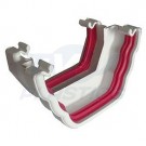 Ogee White to Square Line Gutter Adaptor
