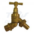 Garden Tap Brass 1/2” Hose Union