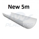 Half Round White 5m Gutter