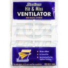 Stadium 9 x 9 Hit & Miss Air Vent & Fly Screen White