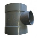 110mm Soil Short Boss Pipe 50mm Inlet Grey