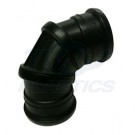 Soil Pipe Pushfit 110mm 0-90 Double Socket Adjustable Bend