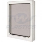 White Large Dog Door