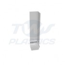 Ogee Fascia Board Corner 600mm Double End White