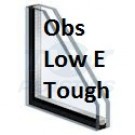 4mm Obscure Tough / Clear Low E Tough