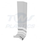Ogee Fascia Board 135d External Corner White