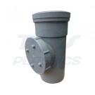 Soil Pipe Pushfit 110mm Single Socket Access Pipe