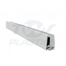 Shiplap Cladding 2 Part U-Channel x 5m White