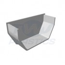Square Line White Internal Stopend