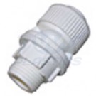 White Compression 15mm x 1/2" Tank Connector