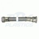 15mm Pushfit  to 3/4” x 300mm Flexi Hose Tap Con