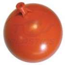 Red Plastic Float 4.5 inch Diameter 