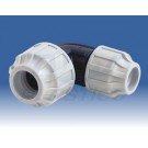 25mm - 20mm MDPE Compression Reducing 90 Elbow