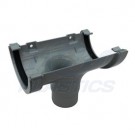 Half Round Grey Running Outlet
