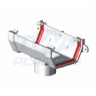 Square Line White Running Outlet