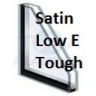 4mm Satin Tough / Clear Low E Tough
