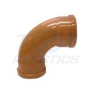 Underground Drainage 160mm x 90 Degree Double Socket Swept Bend
