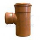 200mm x 110mm 90 Degree Double Socket Unequal Branch 