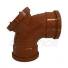 110mm Underground Drainage 90 Degree Double Socket Access Bend