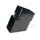 Square Line Black Shoe