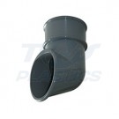 Half Round Grey Downpipe Shoe