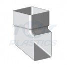 Square Line White Shoe