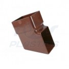 Square Line Brown Shoe