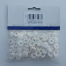Small White Plastic Cover Caps