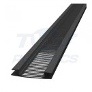 Black Gloss 10mm Soffit Vent 80mm x 5m Vent Strip