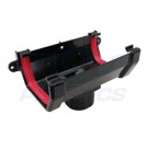 Square Line Black Running Outlet
