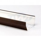 Square Line Brown 5m Gutter